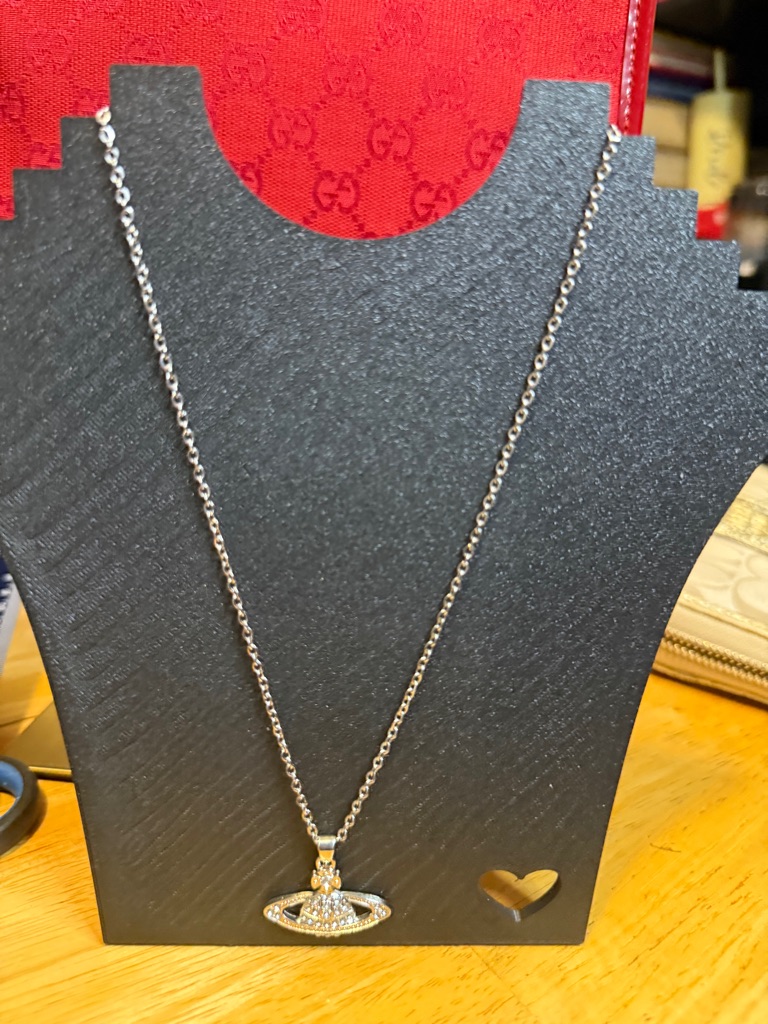Vivienne Westwood Silver Orb Pendant Necklace 200$